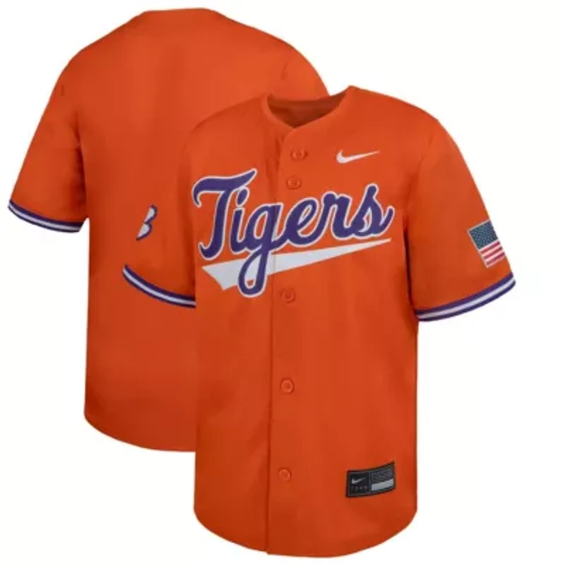 NCAA Nike Clemson Tigers Limited Baseball Jersey