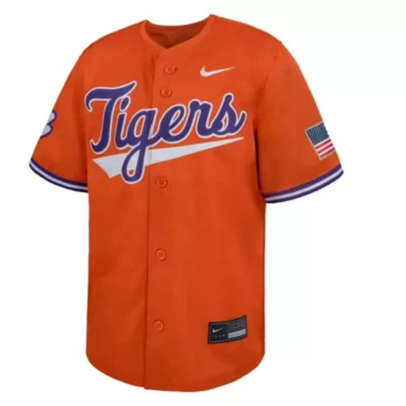 NCAA Nike Clemson Tigers Limited Baseball Jersey