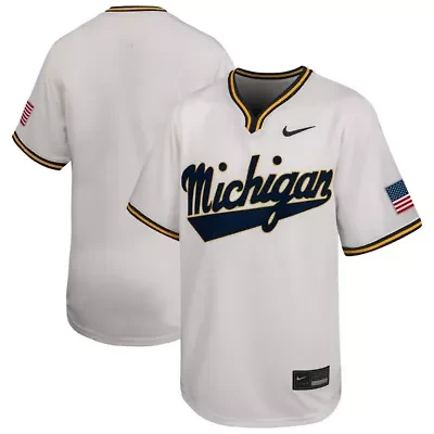 NCAA Nike Michigan Wolverines Limited Baseball Jersey
