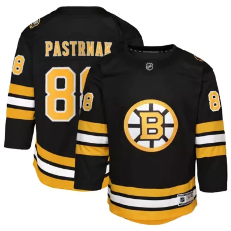 NHL David Pastrnak Home Premier Player Jersey