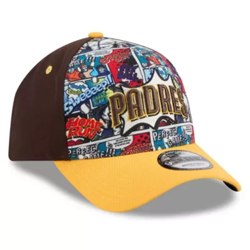 MLB Brown/Gold San Diego Padres 2025 MLB Diamond Hero Edition A-Frame 9FORTY Adjustable Hat