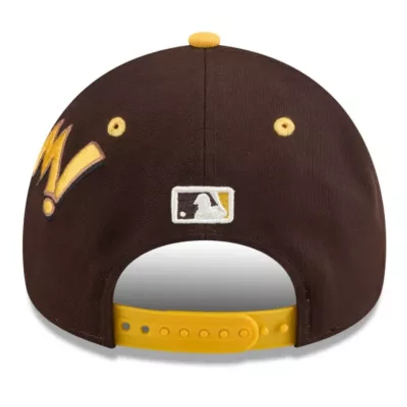MLB Brown/Gold San Diego Padres 2025 MLB Diamond Hero Edition A-Frame 9FORTY Adjustable Hat