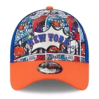 MLB Royal/Orange New York Mets 2025 MLB Diamond Hero Edition A-Frame 9FORTY Adjustable Hat