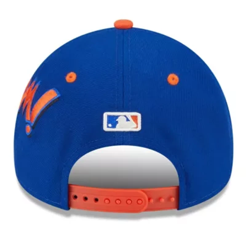 MLB Royal/Orange New York Mets 2025 MLB Diamond Hero Edition A-Frame 9FORTY Adjustable Hat