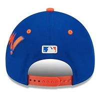 MLB Royal/Orange New York Mets 2025 MLB Diamond Hero Edition A-Frame 9FORTY Adjustable Hat