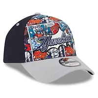 MLB Navy/Gray New York Yankees 2025 MLB Diamond Hero Edition A-Frame 9FORTY Adjustable Hat