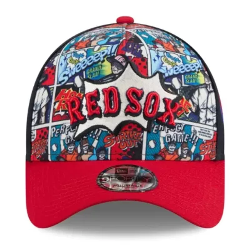 Boston Red Sox MLB Navy/Red Boston Sox 2025 MLB Diamond Hero Edition A-Frame 9FORTY Adjustable Hat