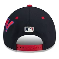 Boston Red Sox MLB Navy/Red Boston Sox 2025 MLB Diamond Hero Edition A-Frame 9FORTY Adjustable Hat