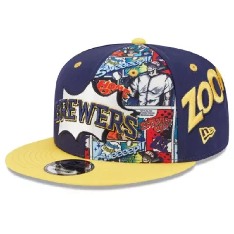 MLB Navy/Gold Milwaukee Brewers 2025 MLB Diamond Hero Edition 9FIFTY Snapback Hat