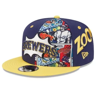 MLB Navy/Gold Milwaukee Brewers 2025 MLB Diamond Hero Edition 9FIFTY Snapback Hat