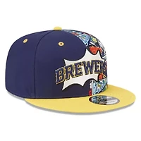 MLB Navy/Gold Milwaukee Brewers 2025 MLB Diamond Hero Edition 9FIFTY Snapback Hat