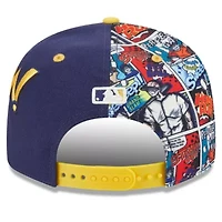 MLB Navy/Gold Milwaukee Brewers 2025 MLB Diamond Hero Edition 9FIFTY Snapback Hat