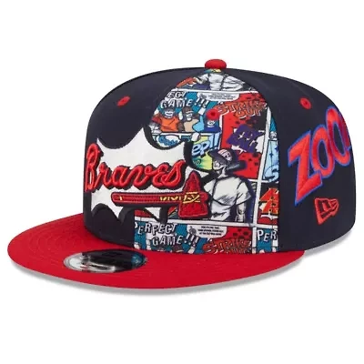 MLB Navy/Red Atlanta Braves 2025 MLB Diamond Hero Edition 9FIFTY Snapback Hat