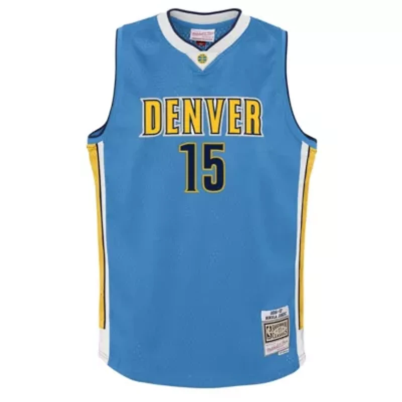 NBA Nikola Jokic Light Denver Nuggets 2016/17 Hardwood Classics Swingman Jersey