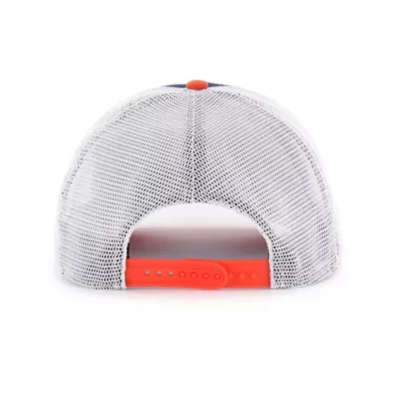NCAA Navy/Orange Virginia Cavaliers Super Stripe Hitch Adjustable Trucker Hat