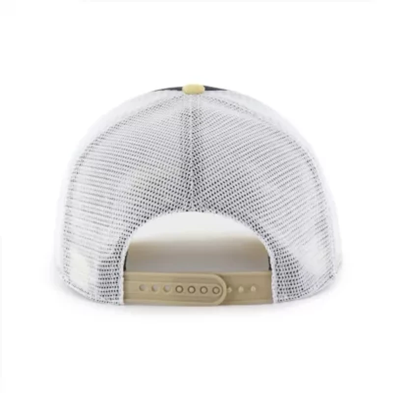 NCAA Black/Gold Purdue Boilermakers Super Stripe Hitch Adjustable Trucker Hat