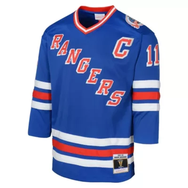 NHL Mark Messier New York Rangers Power Play 2.0 Player Jersey with Captain Patch