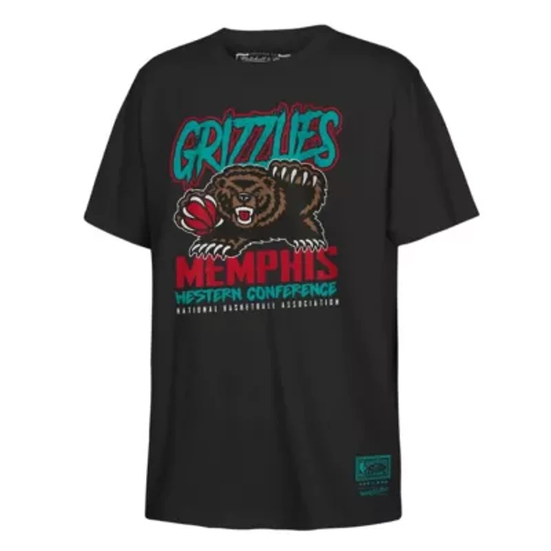 NBA Memphis Grizzlies Retro Mascot Script T-Shirt