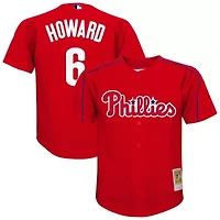 MLB Ryan Howard Philadelphia Phillies Mesh Batting Practice Jersey