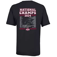 NCAA Ohio State Buckeyes Football Playoff 2024 National s Schedule T-Shirt