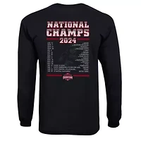 NCAA Ohio State Buckeyes Football Playoff 2024 National s Schedule Long Sleeve T-Shirt