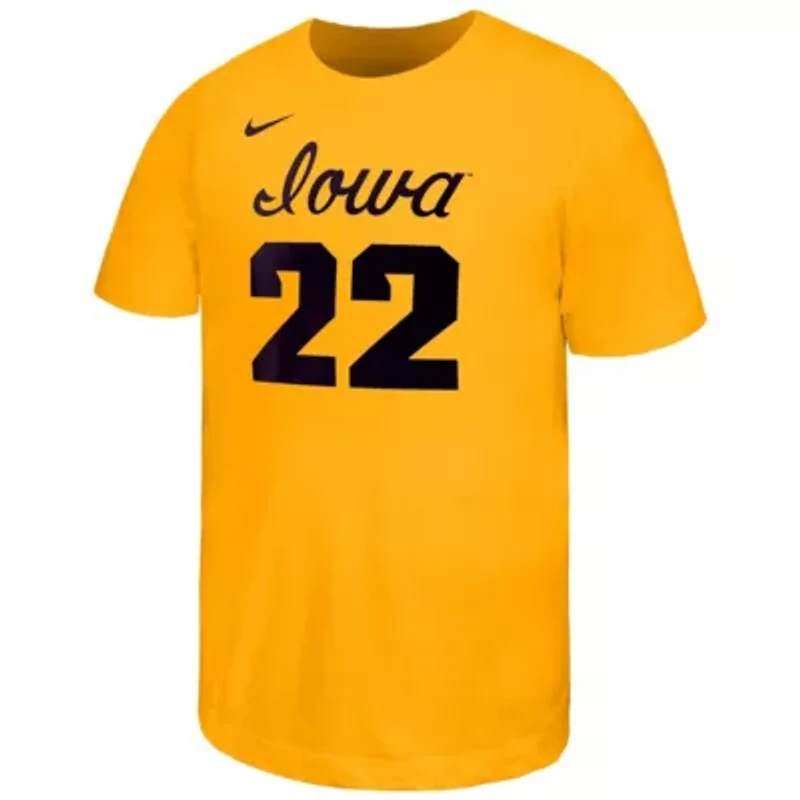 NCAA Nike Caitlin Clark Iowa Hawkeyes Retired Player Name & Number Core T-Shirt