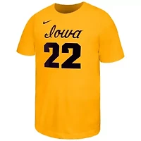 NCAA Nike Caitlin Clark Iowa Hawkeyes Retired Player Name & Number Core T-Shirt