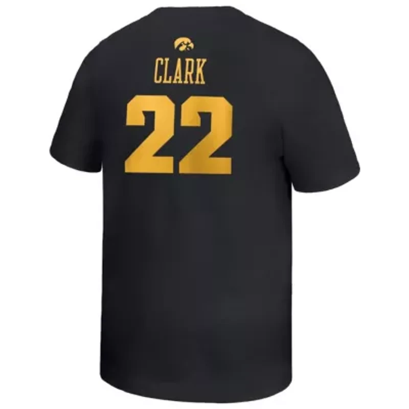 NCAA Nike Caitlin Clark Iowa Hawkeyes Retired Player Name & Number Core T-Shirt