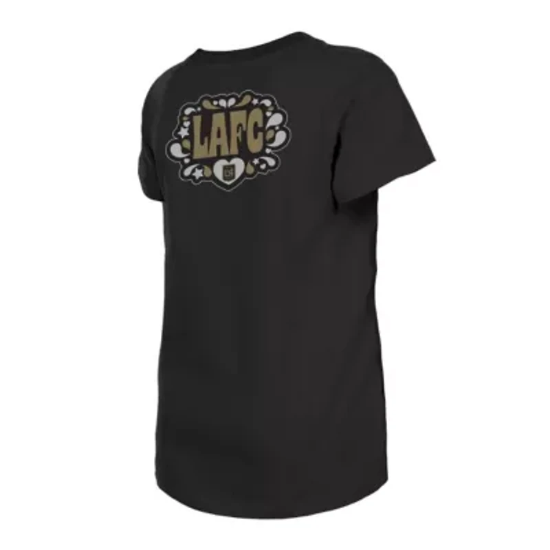 MLS Girls LAFC Bubble Heart T-Shirt