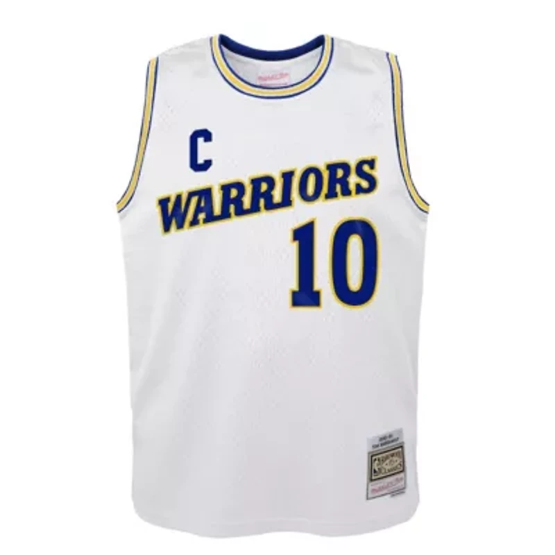 NBA Tim Hardaway Golden State Warriors 1990-91 Hardwood Classics Swingman Throwback Home Jersey
