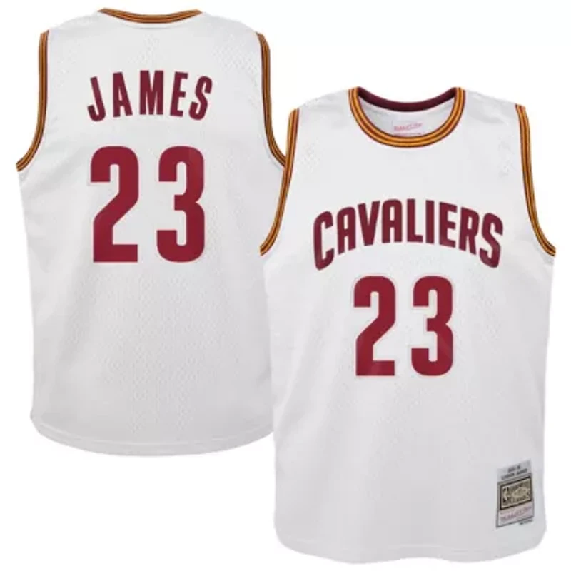 NBA LeBron James Cleveland Cavaliers 2015-16 Hardwood Classics Swingman Throwback Home Jersey