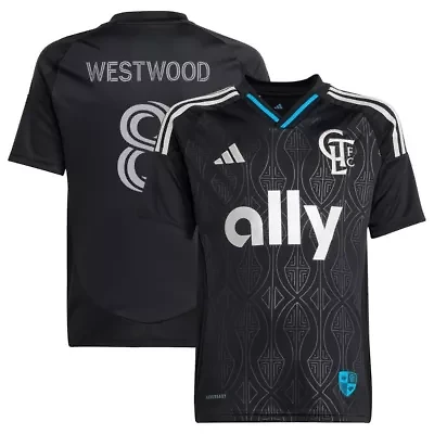 MLS Ashley Westwood Charlotte FC 2025 Fortress Kit Replica Player Jersey