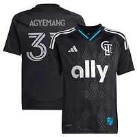 MLS Patrick Agyemang Charlotte FC 2025 Fortress Kit Replica Player Jersey