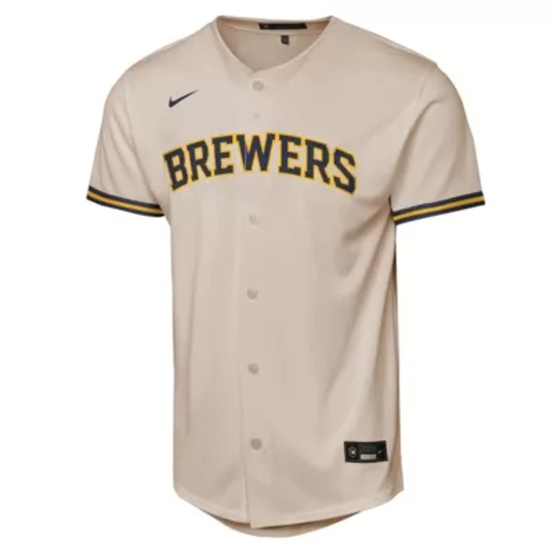 MLB Nike Jackson Chourio Milwaukee Brewers Home Replica Player Jersey