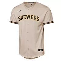 MLB Nike Jackson Chourio Milwaukee Brewers Home Replica Player Jersey