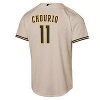 MLB Nike Jackson Chourio Milwaukee Brewers Home Replica Player Jersey