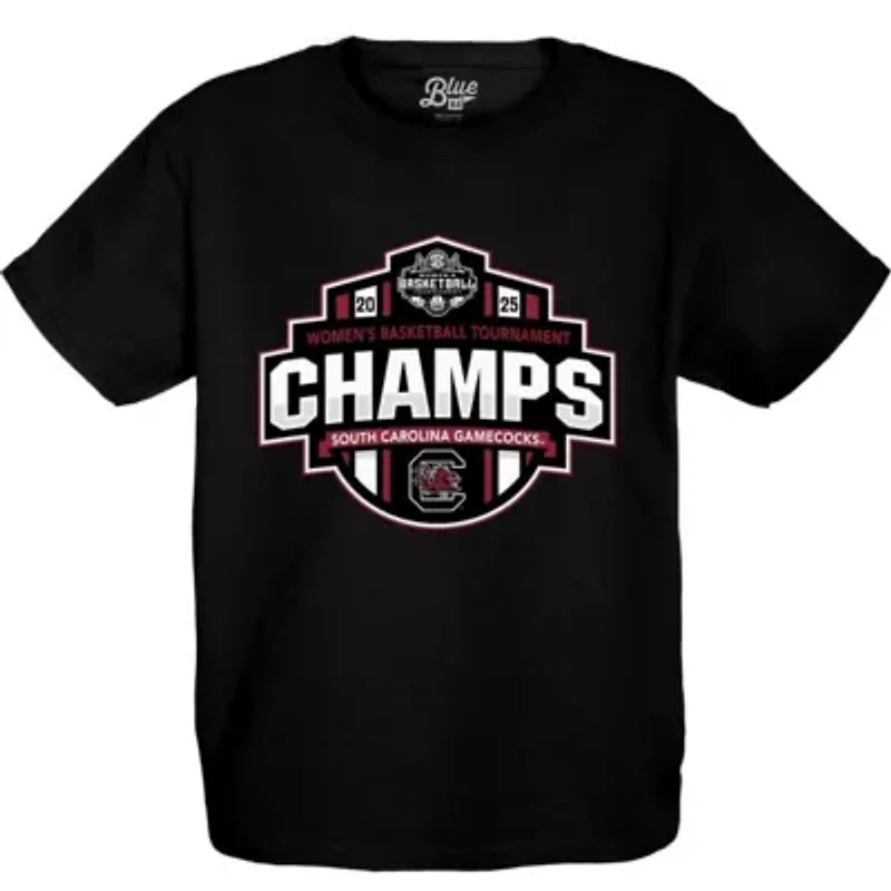 NCAA South Carolina Gamecocks 2025 SEC Basketball Conference Tournament s Locker Room T-Shirt