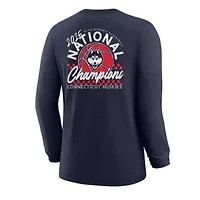 Connecticut Huskies NCAA UConn 2025 Basketball National s Fine Jersey Long Sleeve T-Shirt