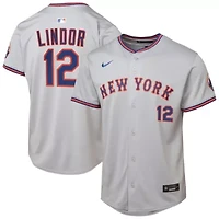 MLB Nike Francisco Lindor New York Mets Road Limited Jersey