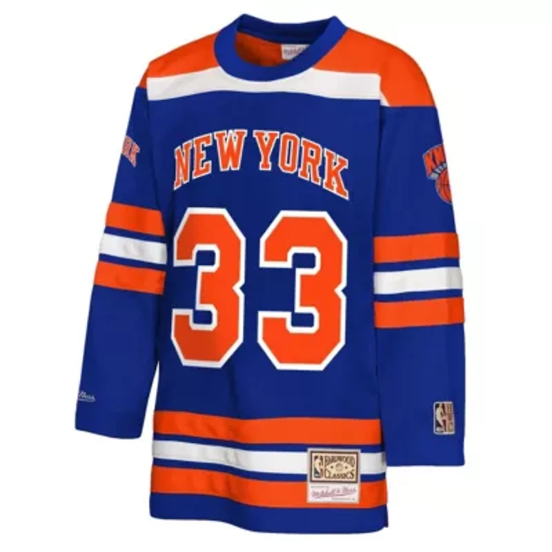 NBA Patrick Ewing New York Knicks Maxxed Out 2.0 Fashion Hockey Jersey