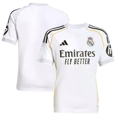 La Liga Real Madrid 2025/26 Home Replica Jersey