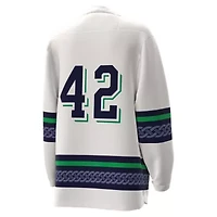 NCAA Under Armour #42 Notre Dame Fighting Irish Alternate Leprechaun Replica Hockey Jersey