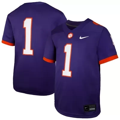 NCAA Nike #1 Clemson Tigers Untouchable Replica Game Jersey