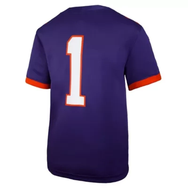 NCAA Nike #1 Clemson Tigers Untouchable Replica Game Jersey