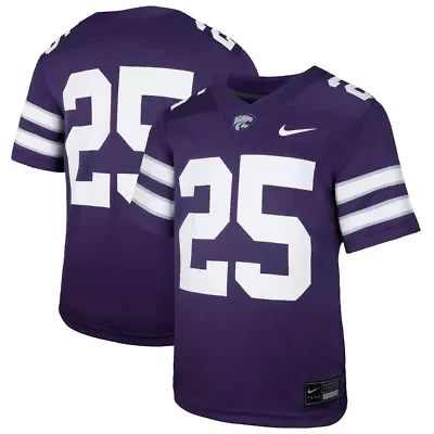NCAA Nike #25 Kansas State Wildcats Untouchable Replica Game Jersey
