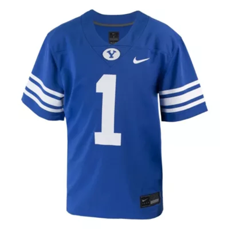 NCAA Nike #1 BYU Cougars Untouchable Replica Game Jersey