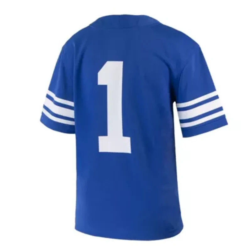 NCAA Nike #1 BYU Cougars Untouchable Replica Game Jersey