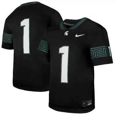 NCAA Nike #1 Michigan State Spartans Untouchable Replica Game Jersey
