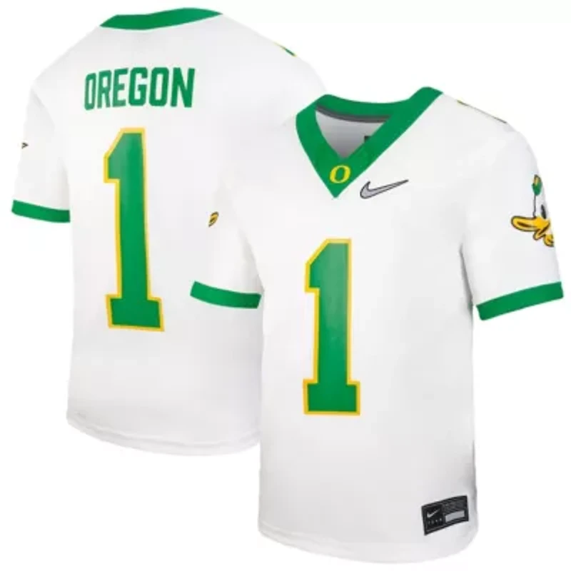 NCAA Nike #1 Oregon Ducks Vapor Fusion Jersey