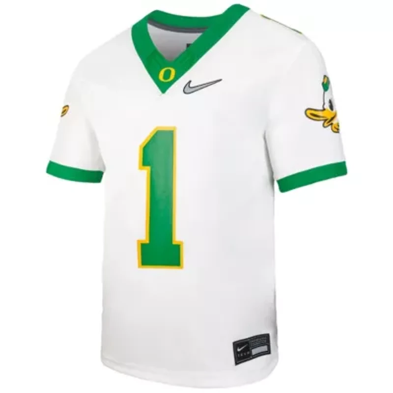 NCAA Nike #1 Oregon Ducks Vapor Fusion Jersey